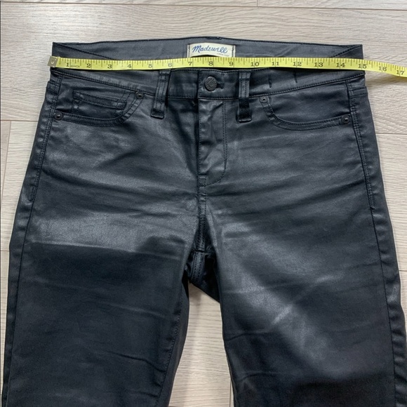 Madewell Black Skinny Skinny Coated Jeans - Picture 8 of 11